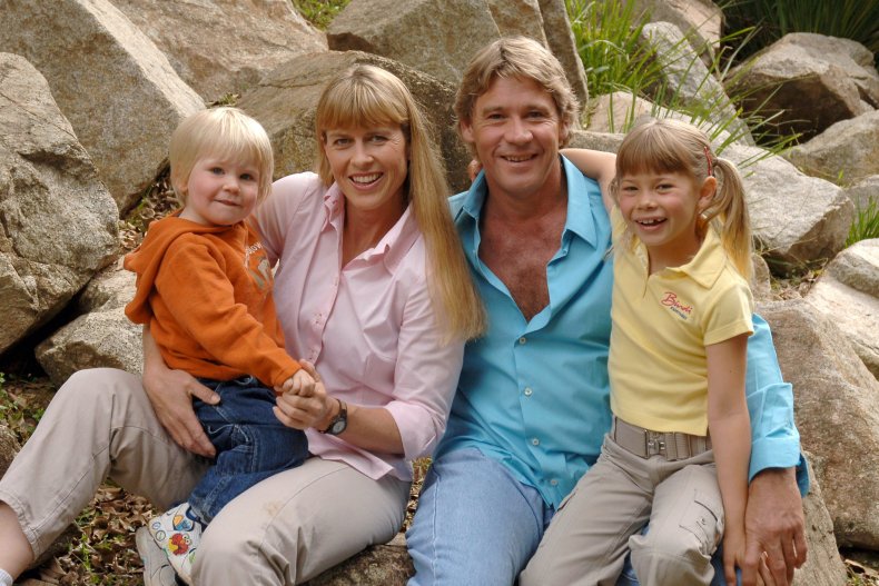 Steve, Terri, Bindi and Robert Irwin.