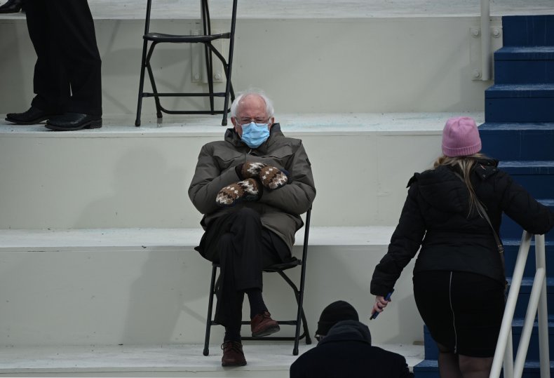 Bernie Sanders at the Inauguration
