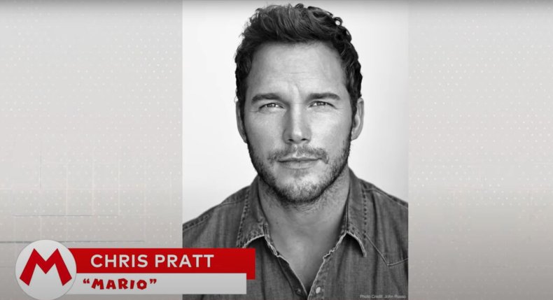 Chris Pratt Mario Casting Announcement