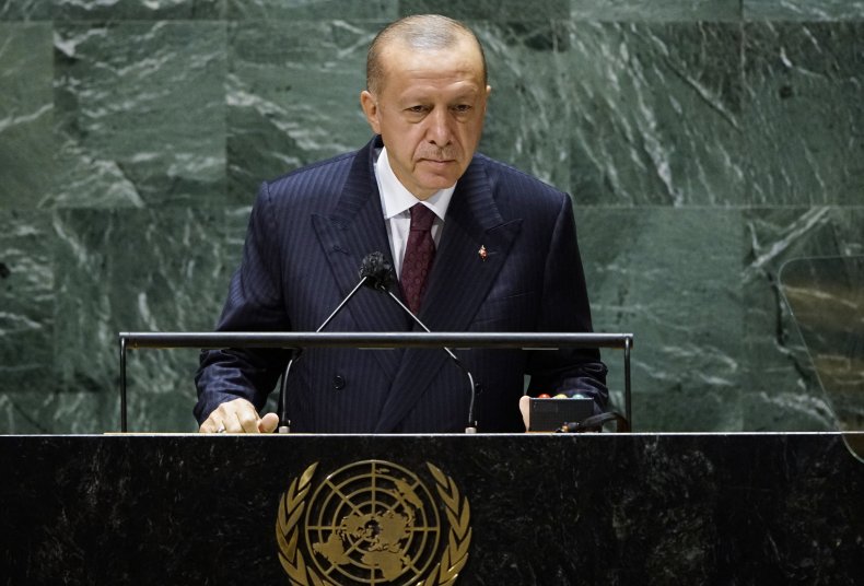 Tayyip Erdogan at United Nations