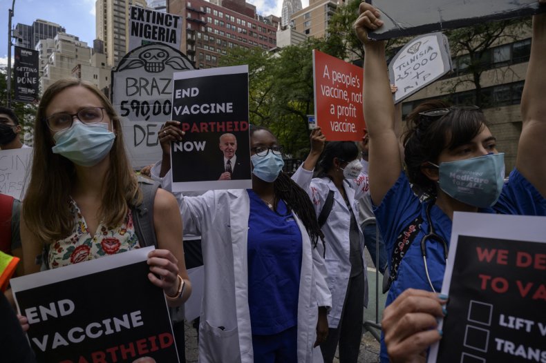 Vaccine Protest NY