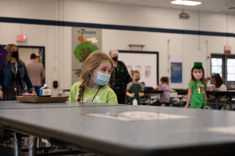 School Children Mask COVID Students Outbreak