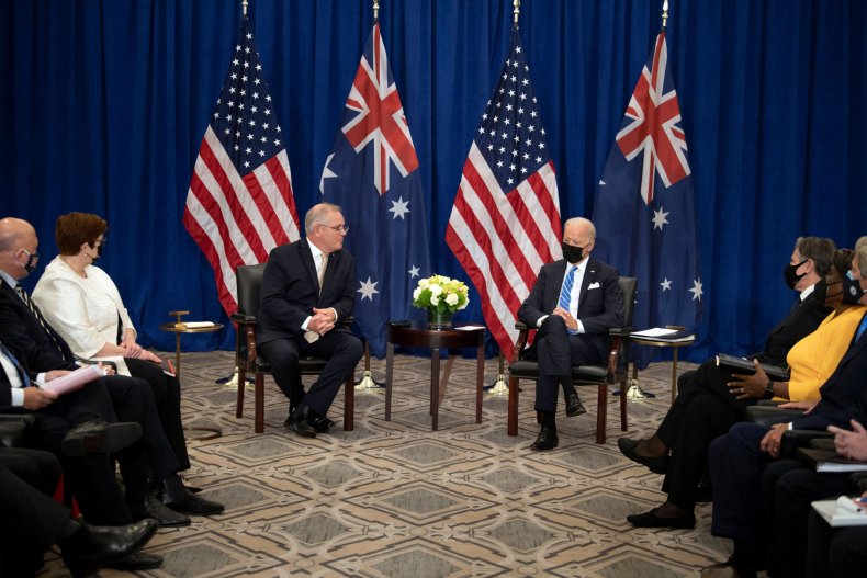 Morrison Biden meeting