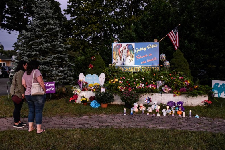 People gather at memorial for Gabby Petito