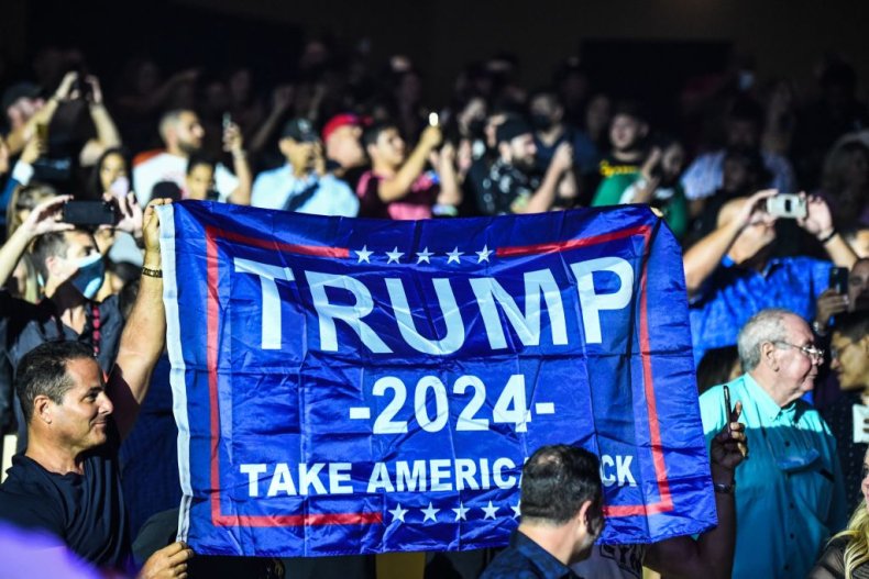 Trump 2024 banner