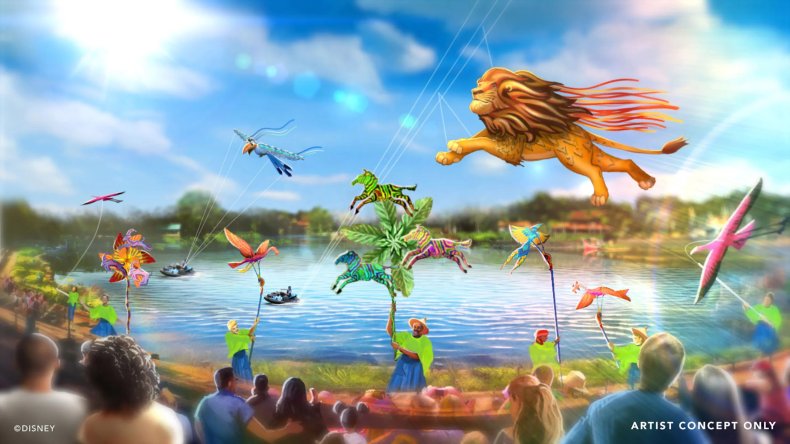 Artist's rendering of Disney KiteTails