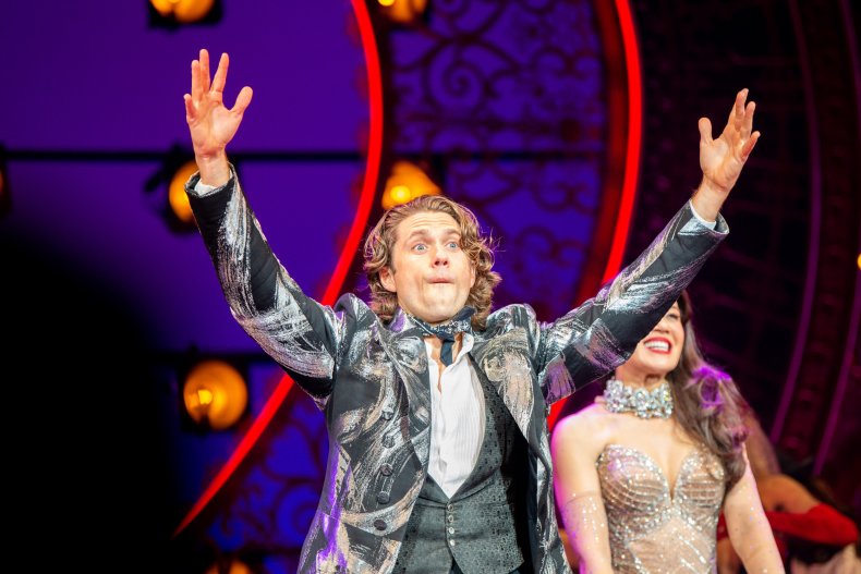 Aaron Tveit in "Moulin Rouge! The Musical."