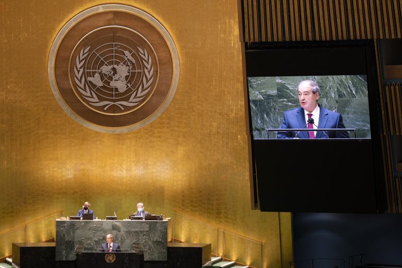 Syrian Foreign Minister U.N. Address