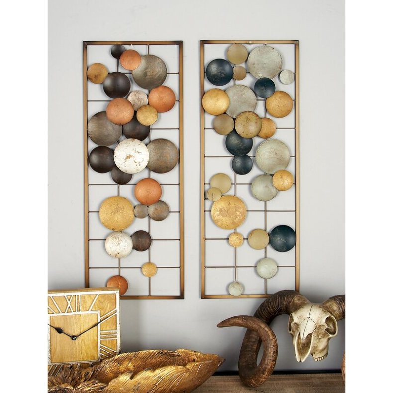 George Oliver Metal Wall Décor Set