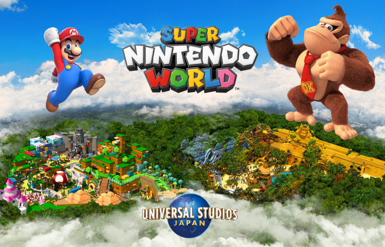 Super Nintendo World Donkey Kong Land Keyart