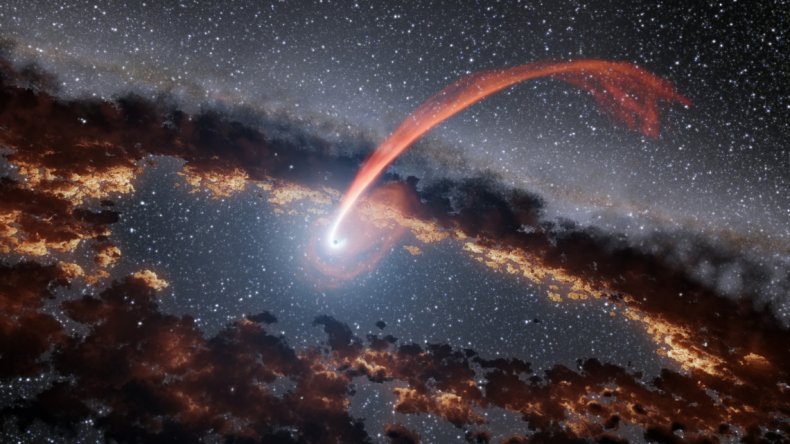 A Black Hole Consumes a Star
