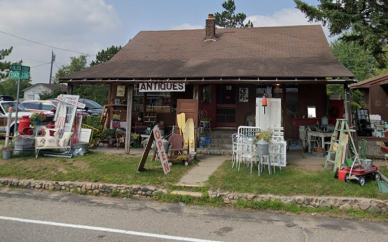 An antiques store in Dorset, Minnesota.