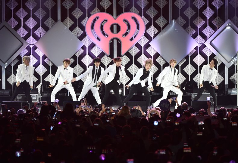BTS at Jingle Ball 2019.