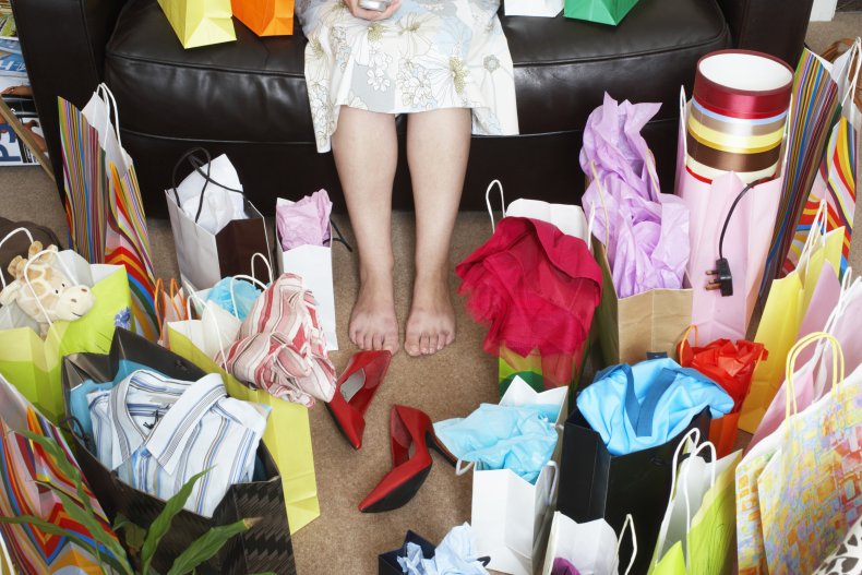 File photo of a shopping spree. 