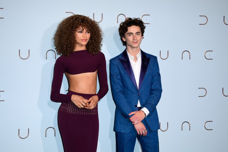 Zendaya and Timothee Chalamet
