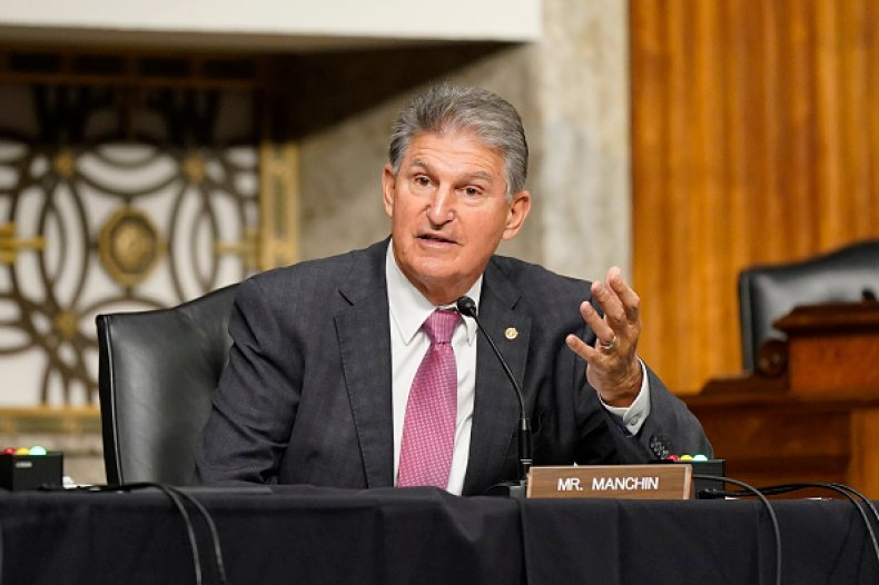 Joe Manchin Democrats Reconciliation Package Biden