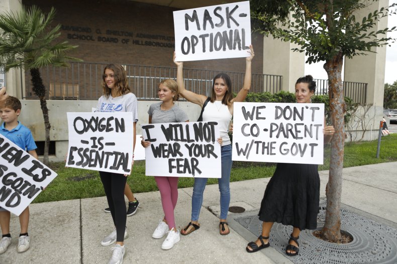 Mask Mandate Protest