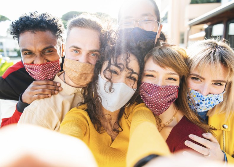 Huntington Beach anti-mask protester video communism