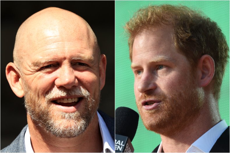 Mike Tindall and Prince Harry