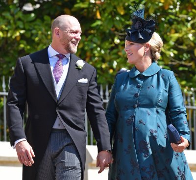 Mike, Zara Tindall at Meghan, Harry Wedding