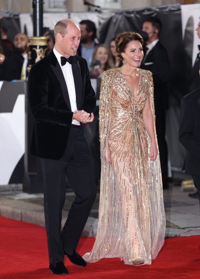 Kate Middletons Gold Bond Premiere Dress