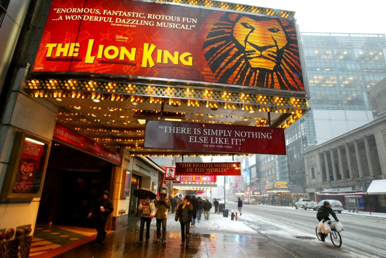 The Lion King on Broadway