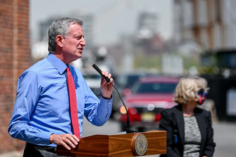 Bill De Blasio Vaccine Mandate NYC