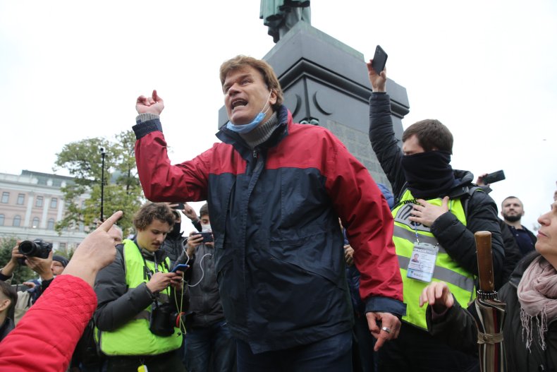 Communist Party Members Protest