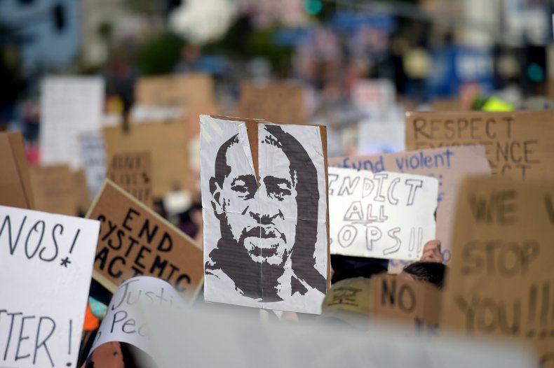 George Floyd protests in Hollywood