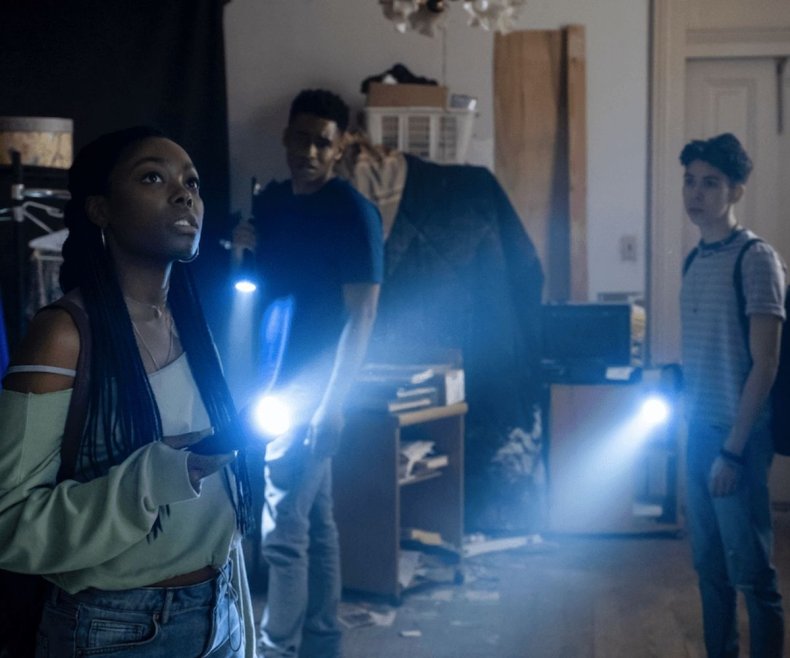 Black As Night production still