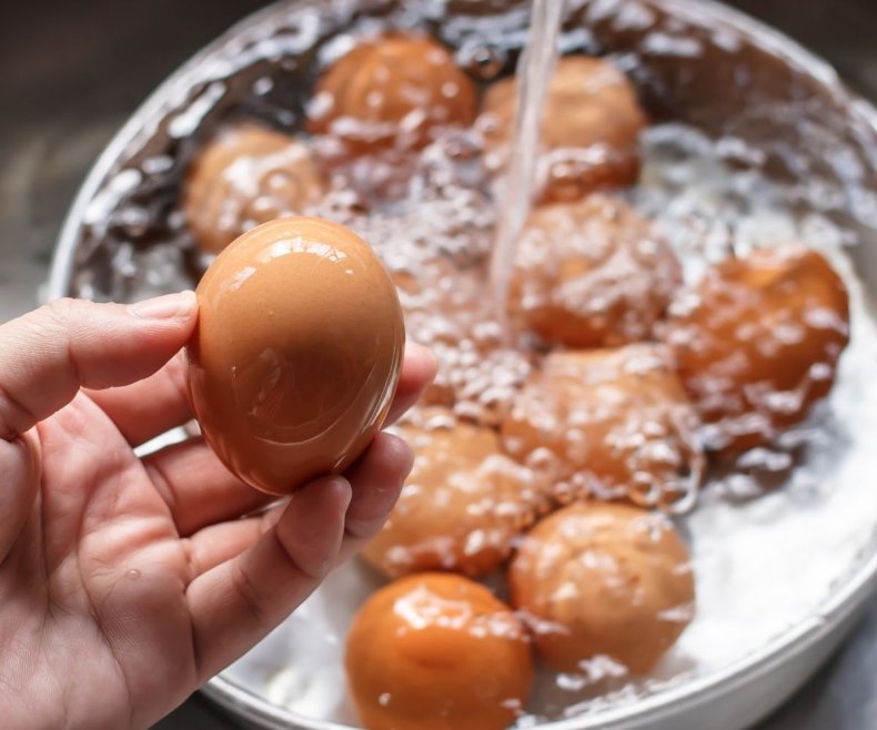 Eggs in water