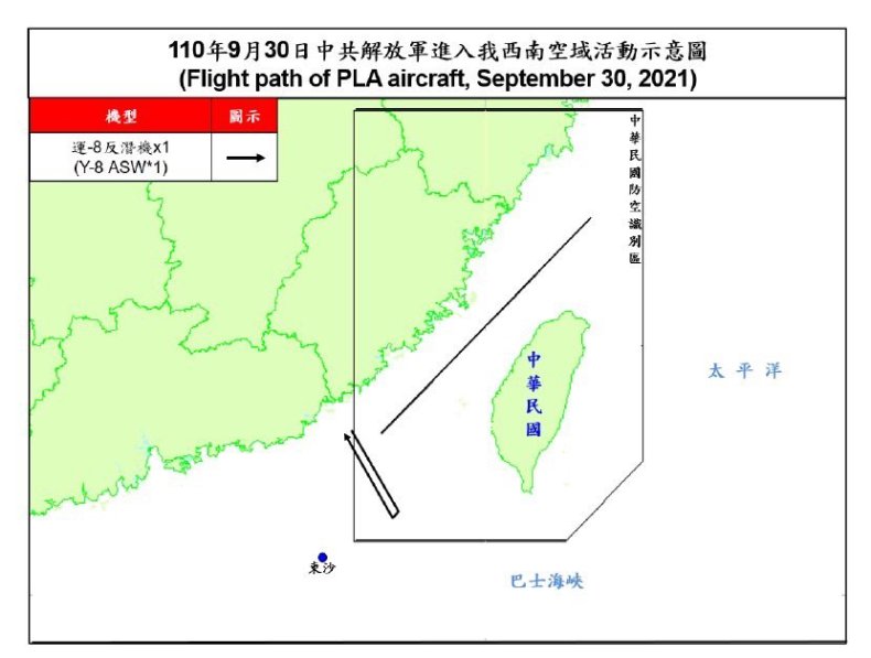 China Warplane Sorties Set Record Near Taiwan
