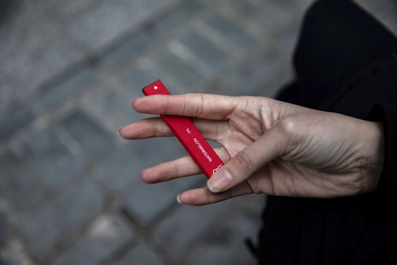Teen Vaping Drops in U.S