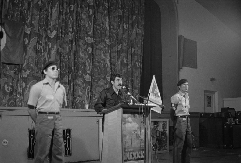 Rodolfo "Corky" Gonzales speaking in Colorado.