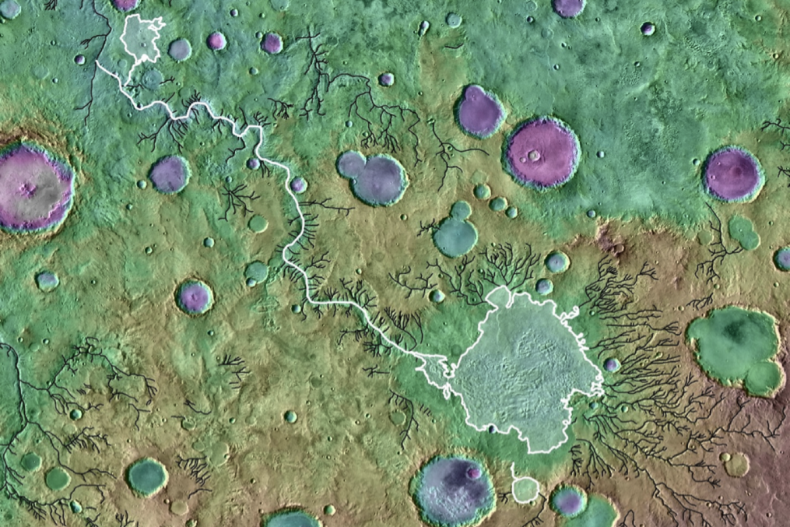 Mars' Grand Canyon