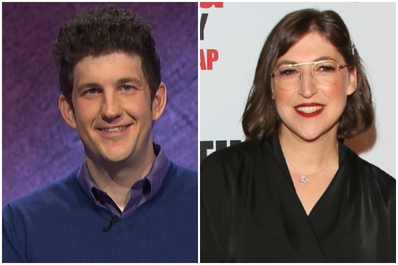"Jeopardy!" stars Matt Amodio and Mayim Bialik