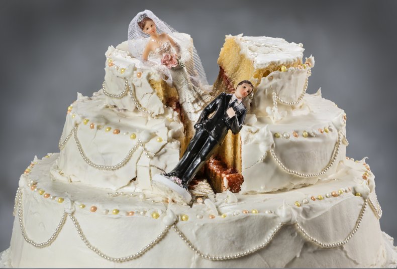 Bride charges guests per slice of cake