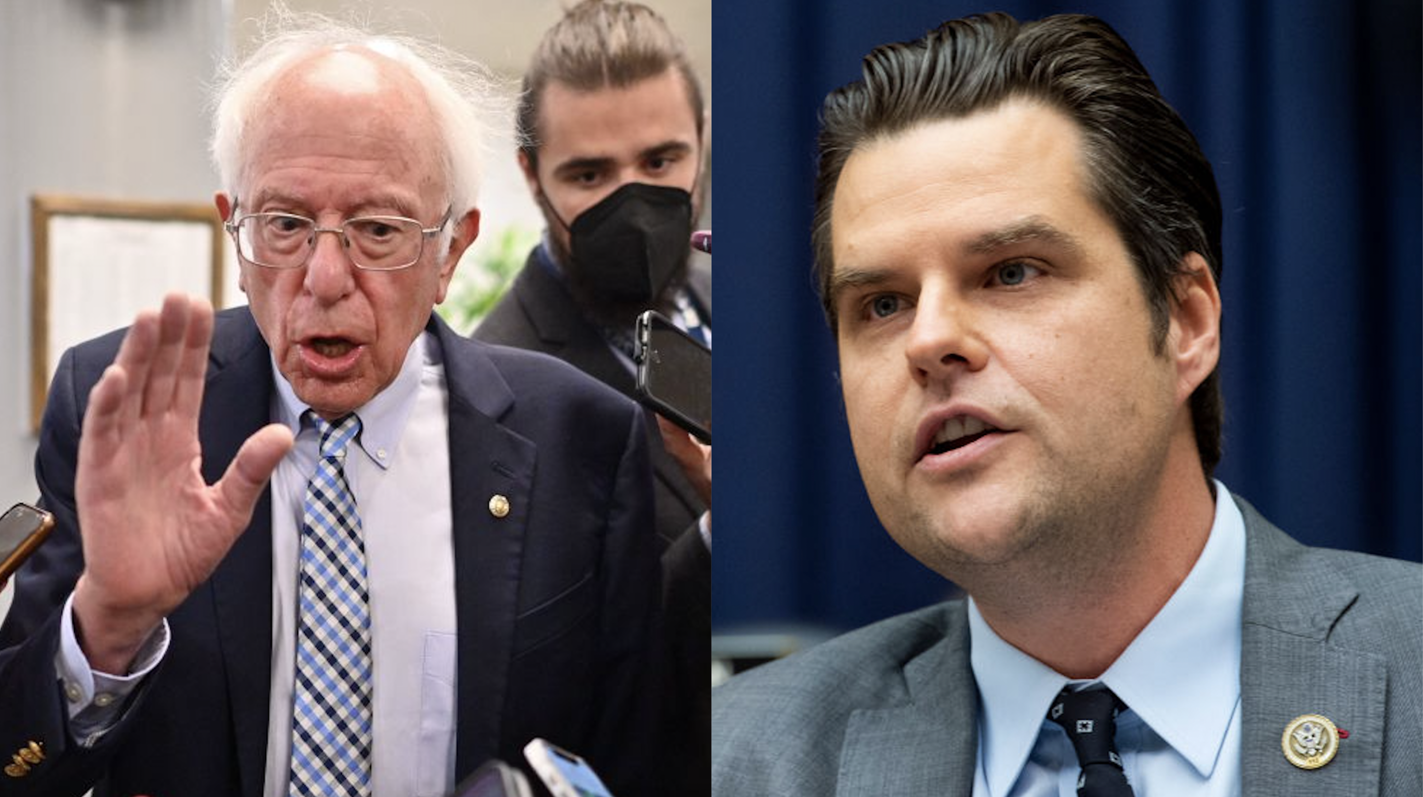 Matt Gaetz Says He Admires Bernie Sanders as Senator Calls for Infrastructure Bill Defeat