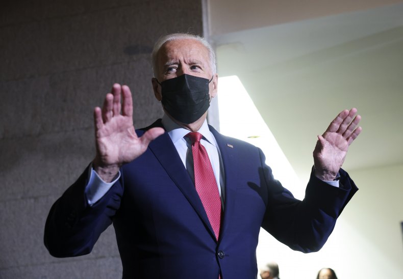 Joe Biden Talks to the Media