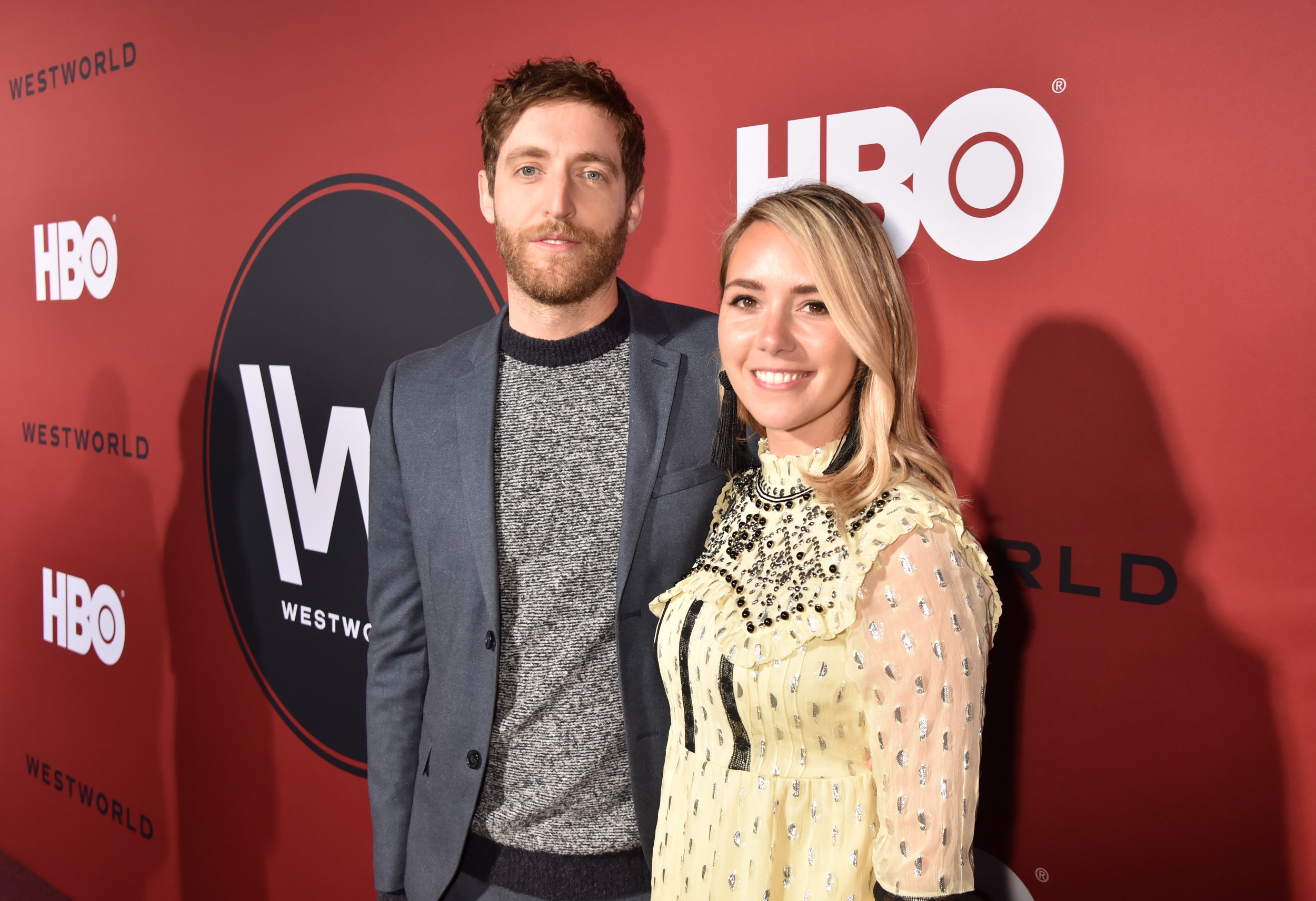 Thomas Middleditch and Mollie Gates 
