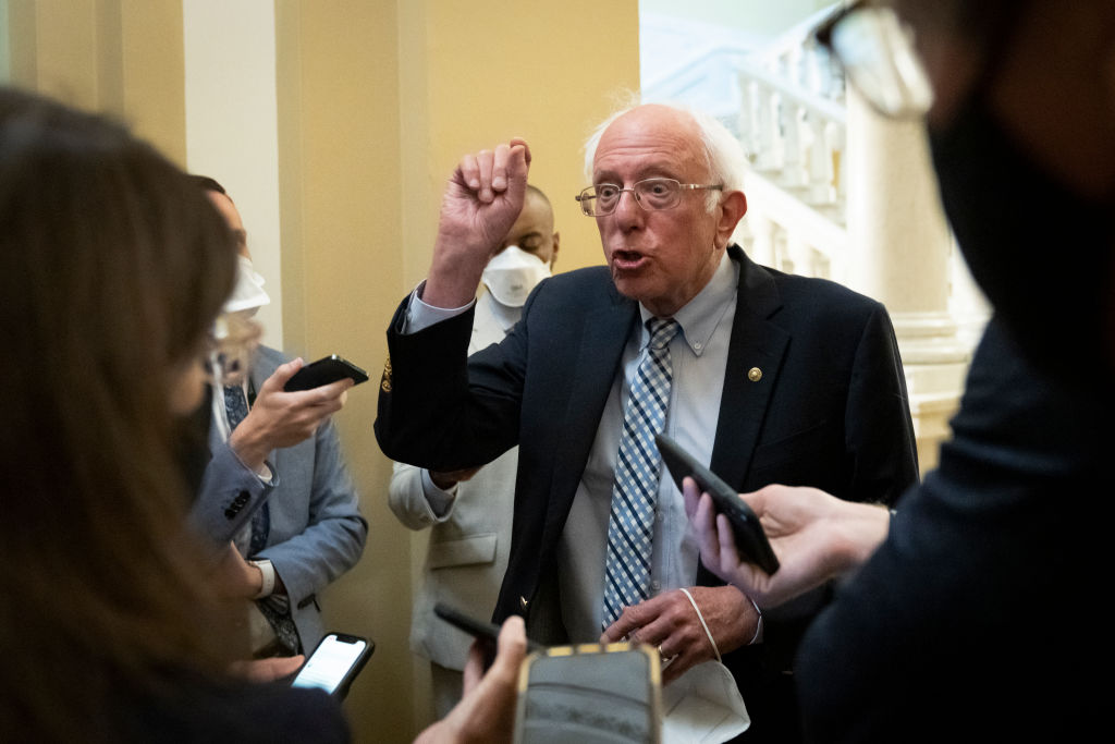 'Wrong': Bernie Sanders Rejects Kyrsten Sinema's Criticism of Infrastructure Bill Delay - Newsweek