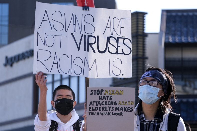 Stop Anti-Asian Hate, Donald Trump