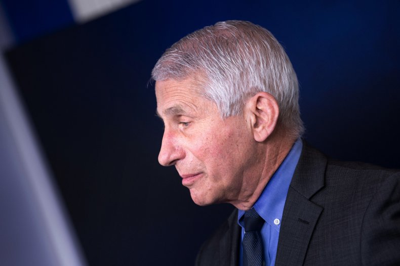 Anthony Fauci at the White House.