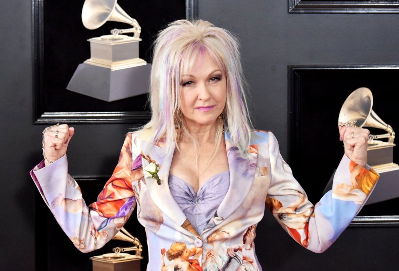 Cyndi Lauper at Grammys