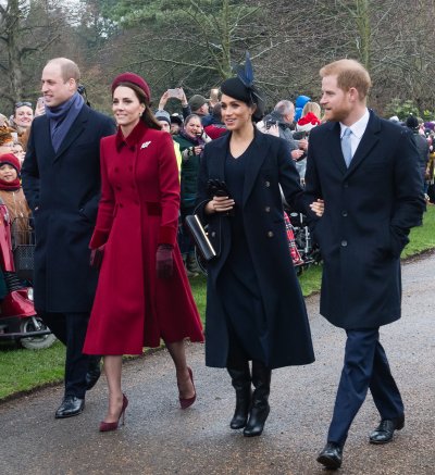 Harry, Meghan, William and Kate at Sandringham Harry, Meghan, William and Kate at Sandringham