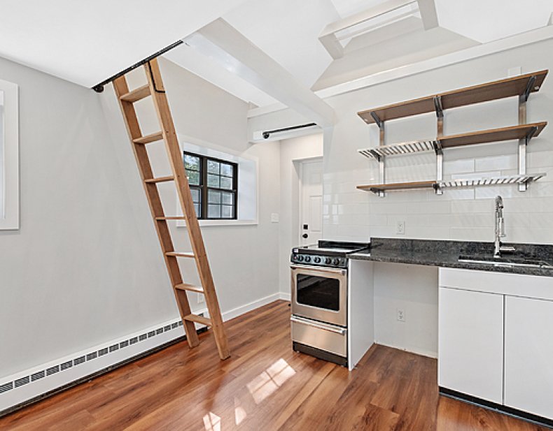 Kitchen in the tiny home