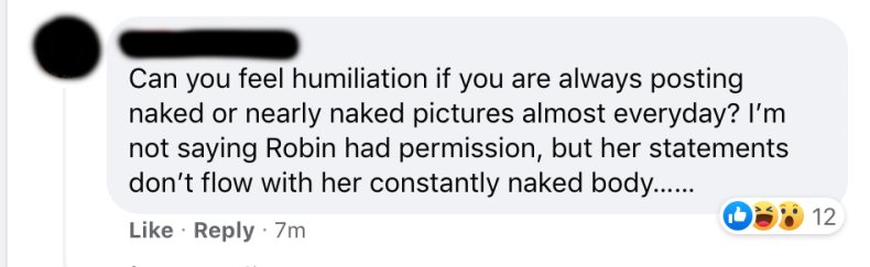Facebook comment