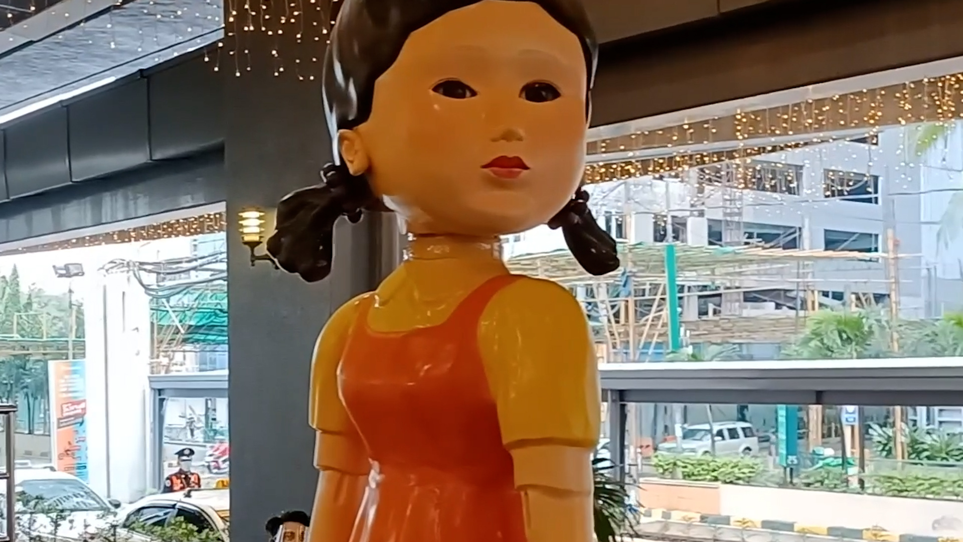 Squid Game' Creators Install 'Murdering Doll' Outside Shopping Mall to  Catch Jaywalkers