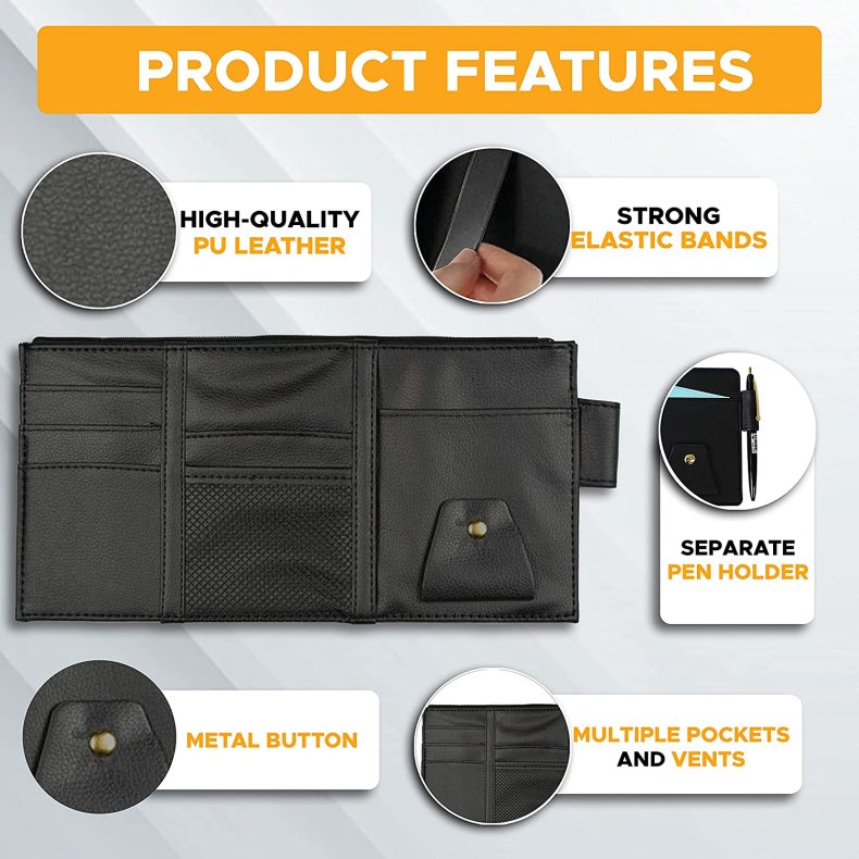 The EcoNour Car Sun Visor Organizer