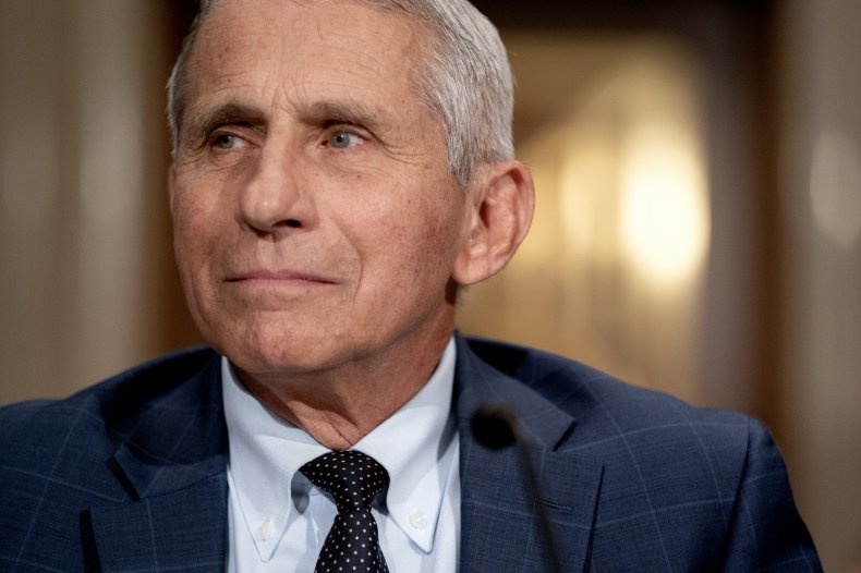 Anthony Fauci Arrives at a Senate Committee